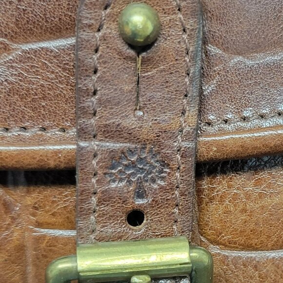 Rare Vintage Mulberry Tan Leather Binocular Crossbody Bag - Picture 3 of 11